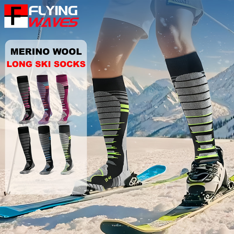 Thermal Sock Merino - Merino Wool Ski Socks Cold Weather