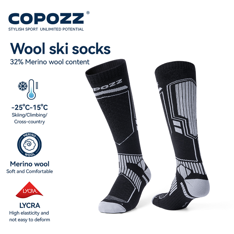Thermal Sock Merino - COPOZZ Merino Wool Winter Ski Socks