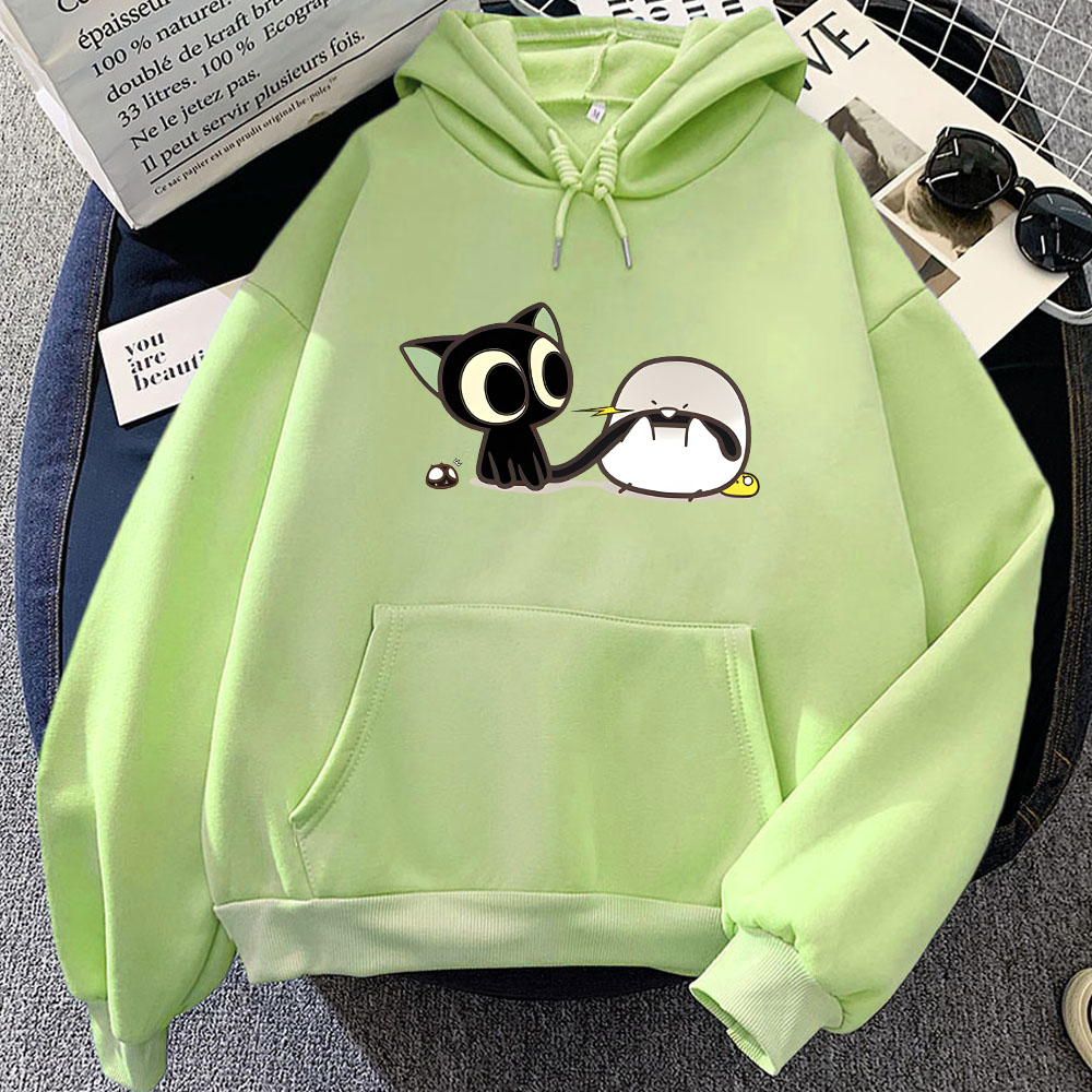Winter Clothing Yellowknife - Luo Xiao Hei Cat Anime Printing