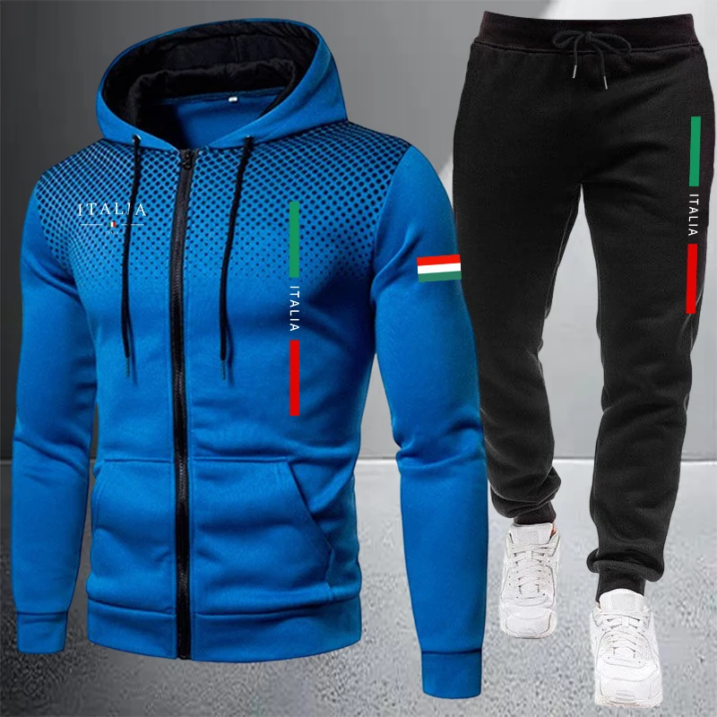 Men's Tracksuit Casual Zip Hoo - Winter Clothing Pk recension och pris