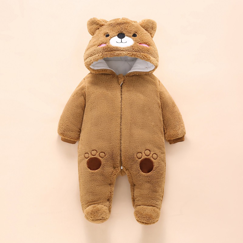 0-12M Baby Rompers Cute Bear T - Winter Clothing Toddler recension och pris