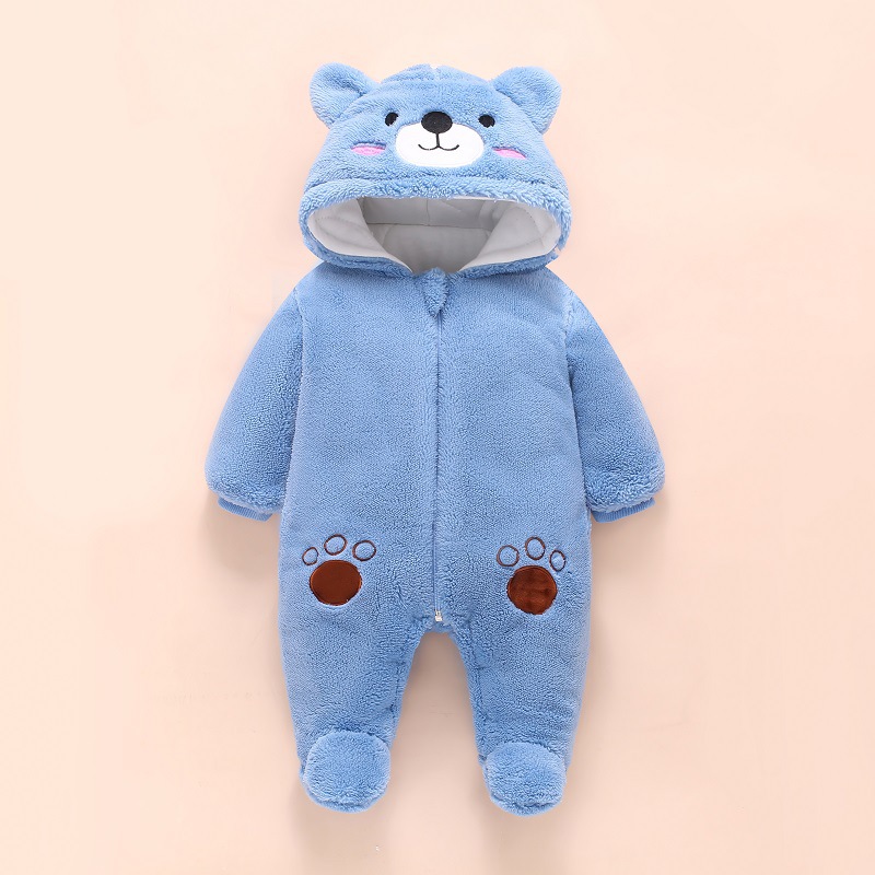 0-12M Baby Rompers Cute Bear T - Winter Clothing Toddler recension och pris