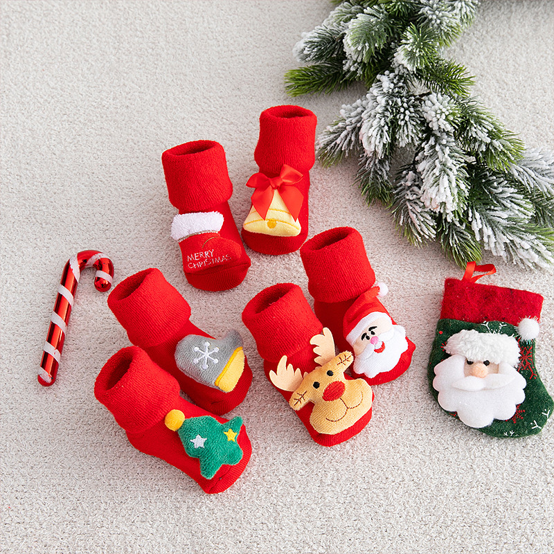 Baby Christmas Socks Newborns  - Winter Clothing Toddler recension och pris