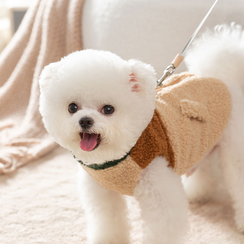 Brown Pet Jacket Autumn and Wi - Winter Clothing For Dogs recension och pris