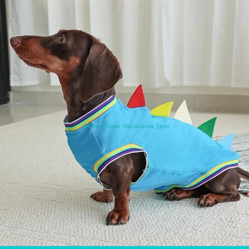 H7BF Dachshund Dinosaur Theme  - Winter Clothing For Dogs recension och pris