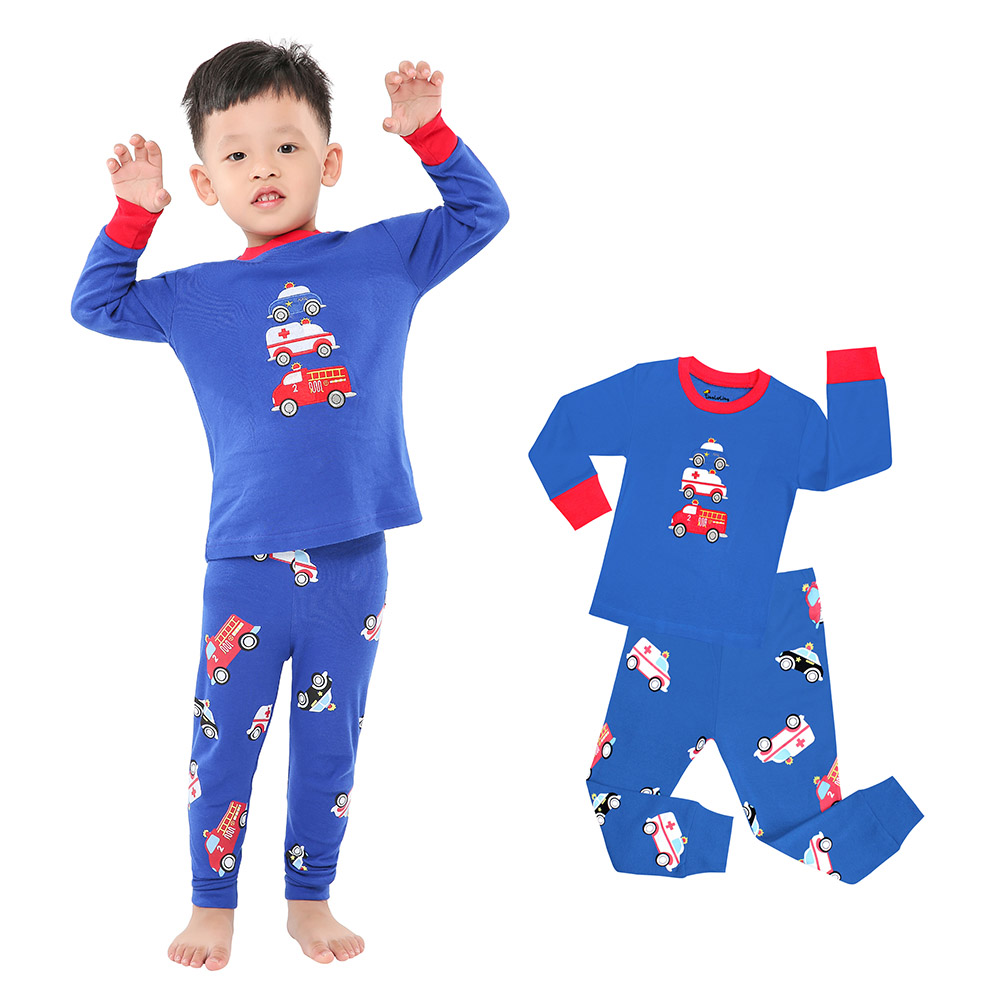 100 Cotton Boys Pajamas Sets 2 - Winter Clothing Toddler recension och pris