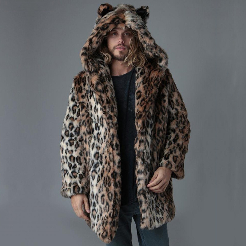 Men Faux Fur Jacket Winter Coa - Winter Clothing Pk recension och pris