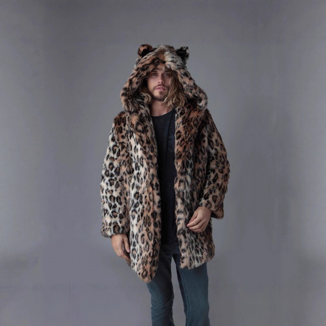 Men Faux Fur Jacket Winter Coa - Winter Clothing Pk recension och pris