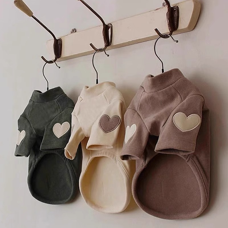 Love Embroidered Dog Sweatshir - Winter Clothing For Dogs recension och pris