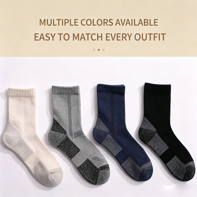 5PCS Men's Thick Merino Wool H - Thermal Sock Merino recension och pris