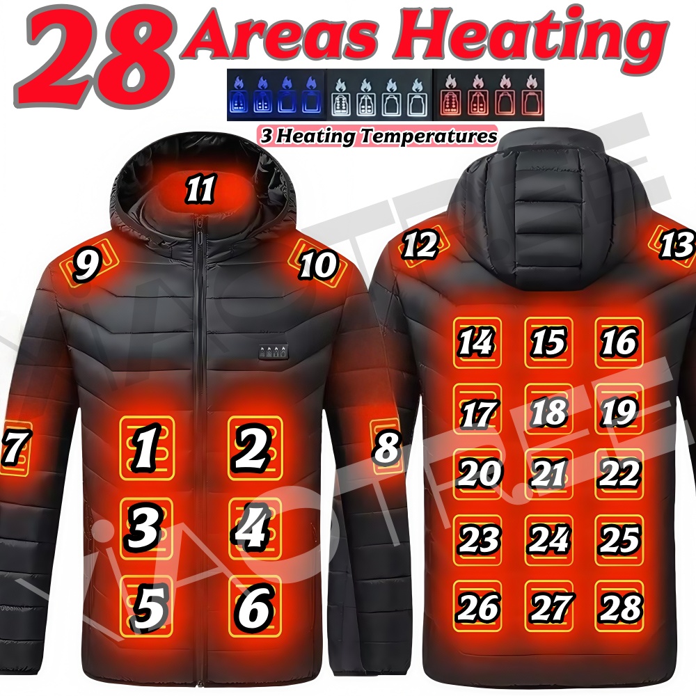 28 Areas Men Women's Heating J - Winter Clothing Pk recension och pris