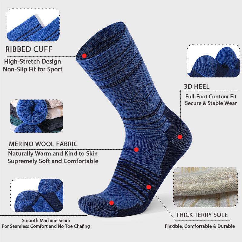 Merino Wool Boot Socks Thermal - Thermal Sock Merino recension och pris
